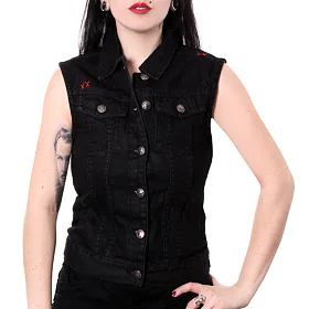 HYRAW BLAZON SANS MANCHES Černá XS