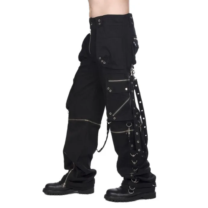 kalhoty gothic BLACK PISTOL Phat Eye 28